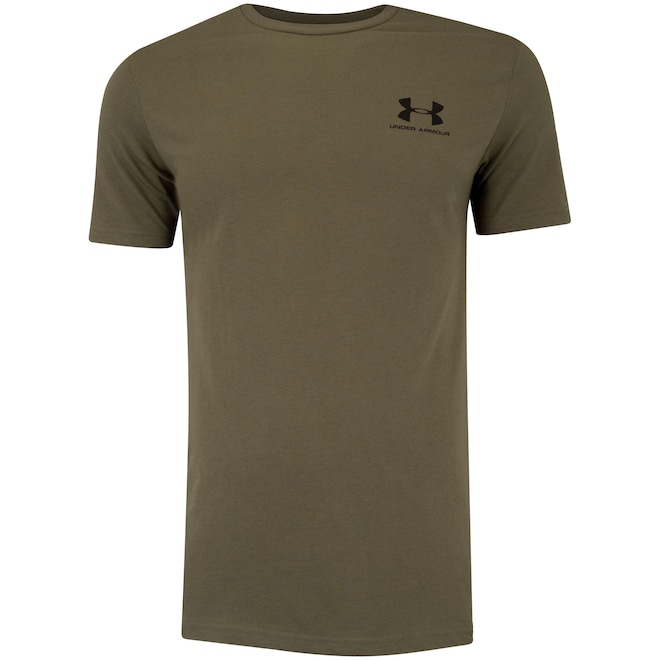 Camiseta Masculina Under Armour Manga Curta Sportstyle Left Chest - Foto 1