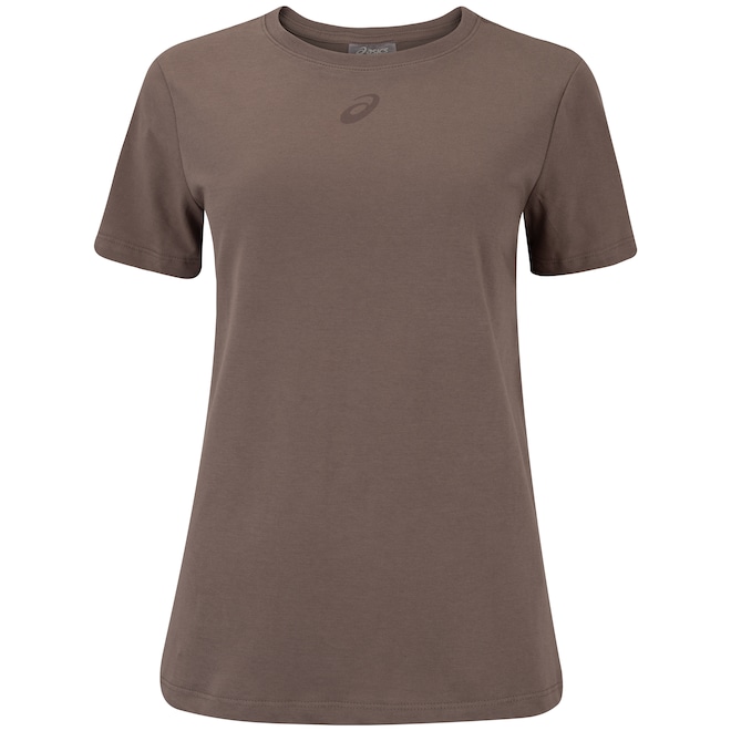 Camiseta Feminina ASICS Manga Curta Malha Spiral - Foto 1