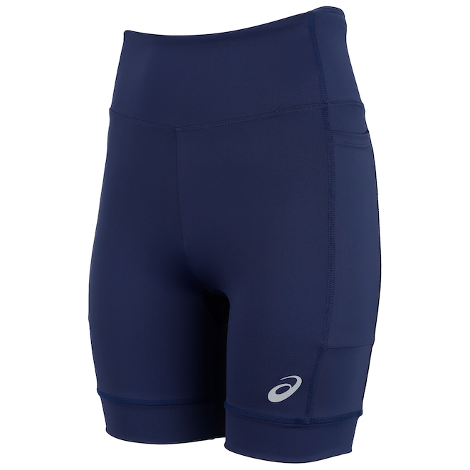 Bermuda ASICS Run Science 5 Bolsos Feminina - Foto 1