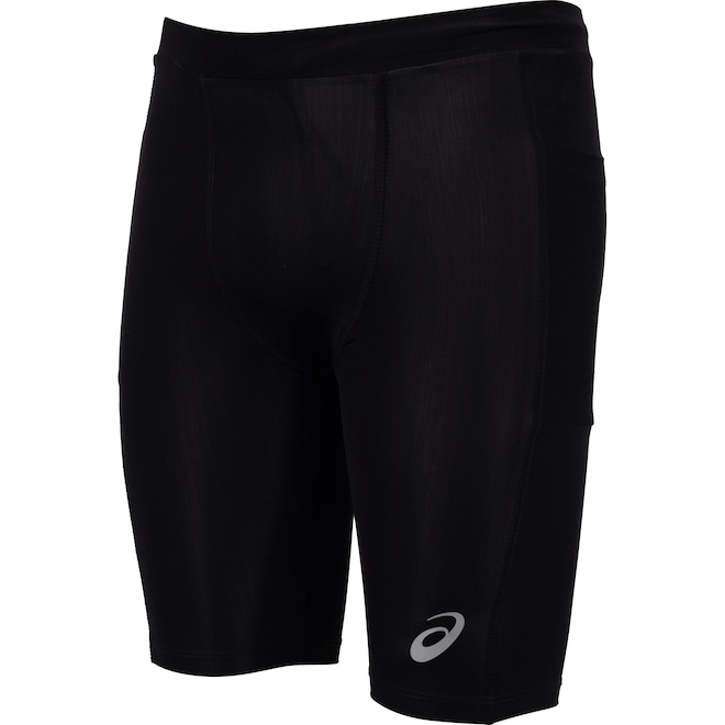 Bermuda ASICS Compressão PWR Refletiva Bolso Externo Masculina - Foto 1