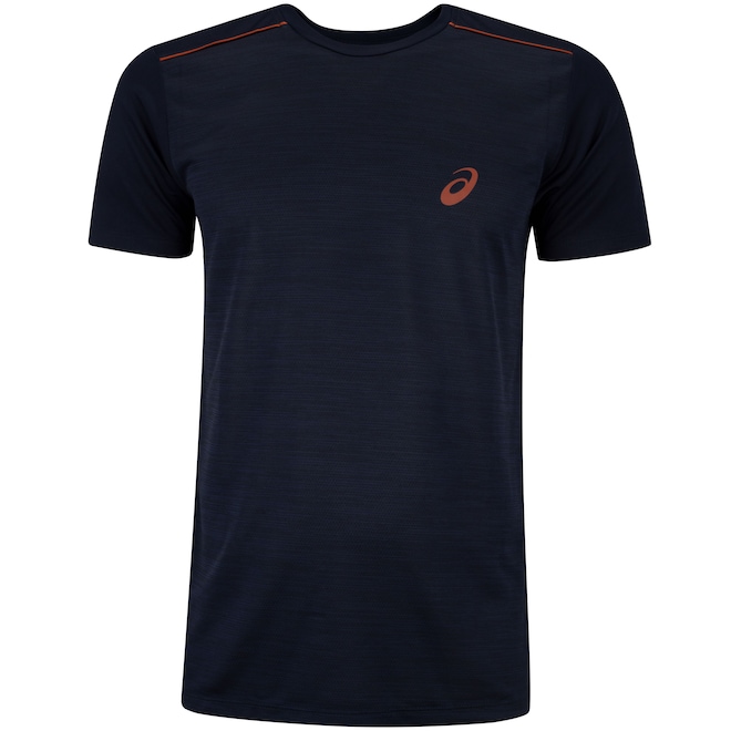 Camiseta Masculina ASICS Manga Curta Mesh Respirável Antiodor - Foto 1