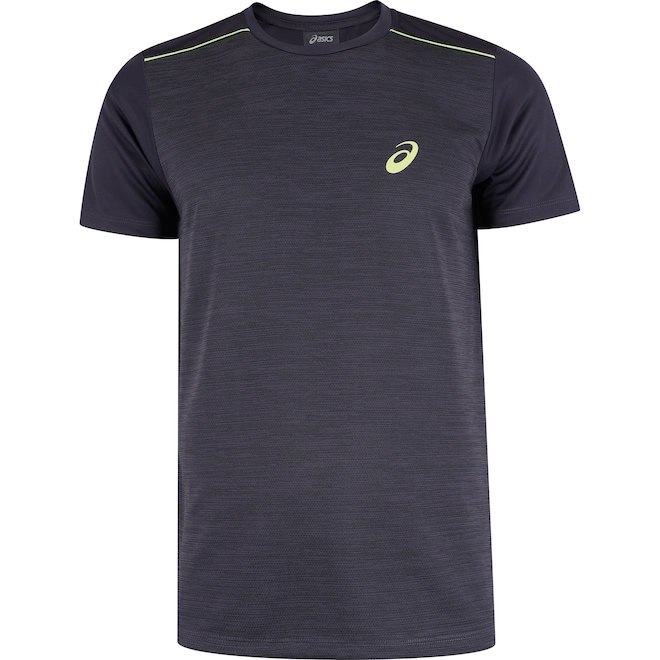 Camiseta Masculina ASICS Manga Curta Mesh Respirável Antiodor - Foto 1