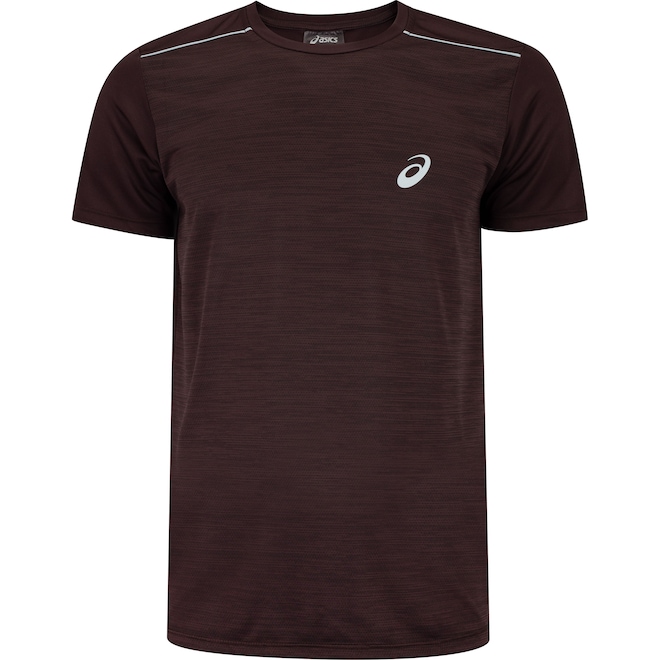 Camiseta Masculina ASICS Manga Curta Mesh Respirável Antiodor - Foto 1