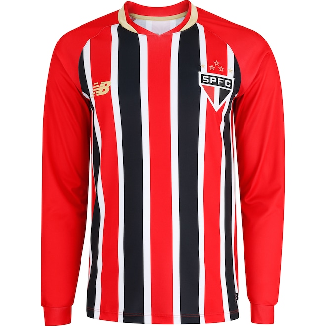 Camisa do São Paulo II 25/26 Away Manga Longa New Balance Unissex - Foto 1