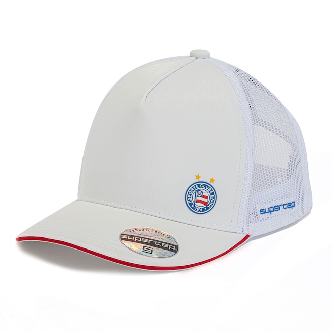 Boné do Bahia Aba Curva Trucker Snapback Supercap Adulto - Foto 1