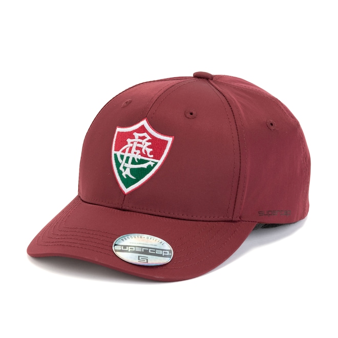 Boné do Fluminense Aba Curva Supercap Snapback Microsantim Adulto - Foto 1