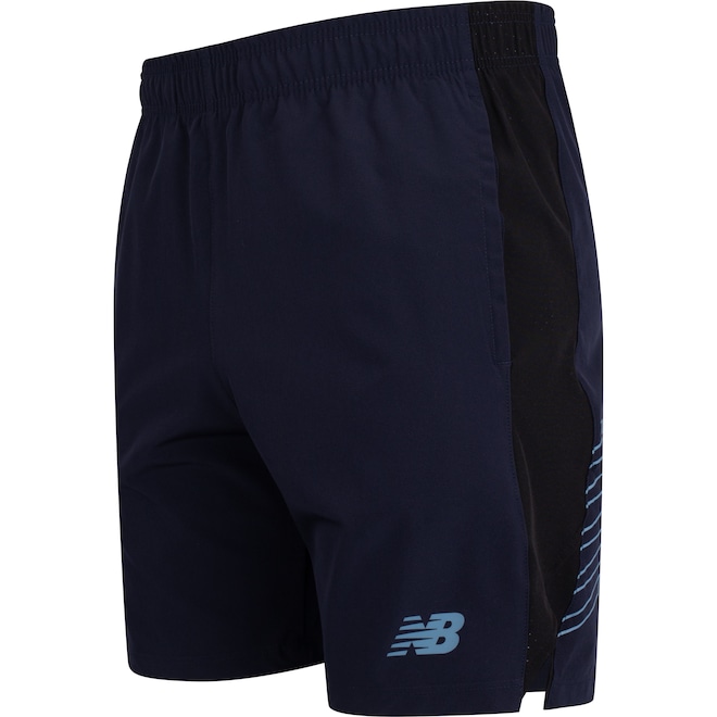 Bermuda New Balance Tenacity Logo 7 Masculina - Foto 1
