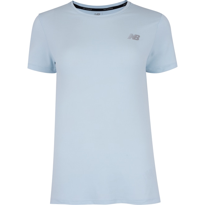 Camiseta Feminina New Balance Manga Curta Sport Essentials - Foto 2