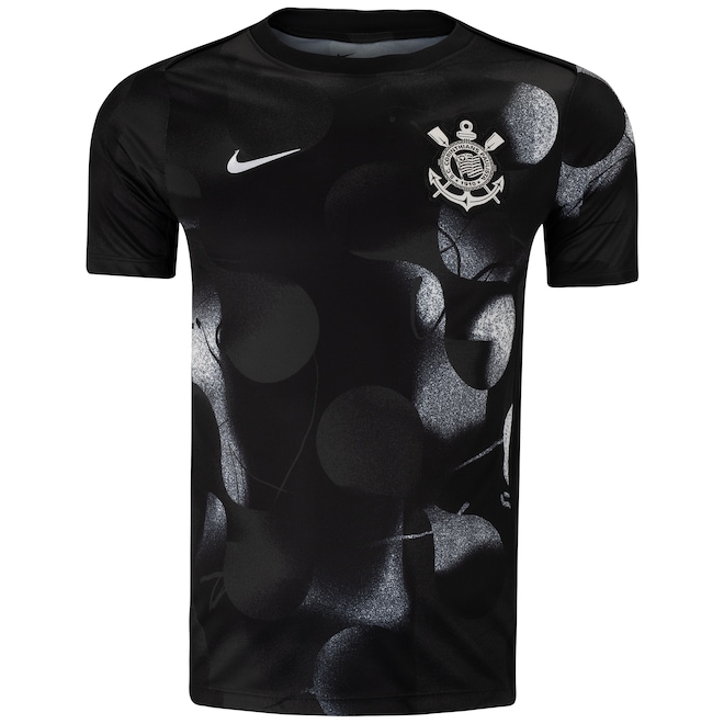 Camisa Pré-Jogo do Corinthians 25 Nike Masculina - Foto 1
