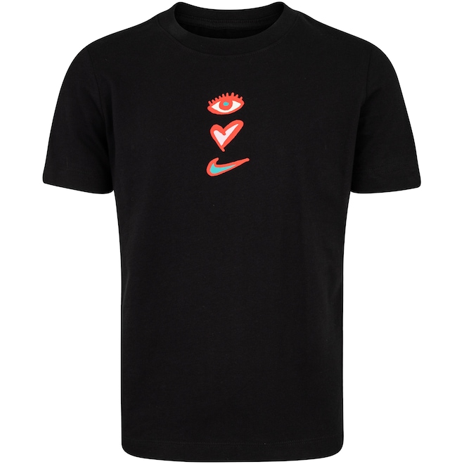 Camiseta Juvenil Nike Manga Curta Sportswear Be Mine - Foto 1