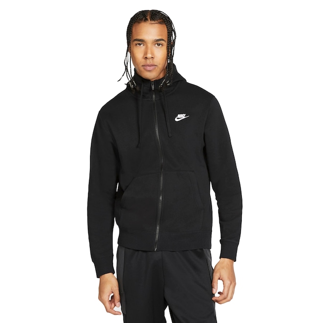 Jaqueta Masculina Nike com Capuz Sportswear Club - Foto 1