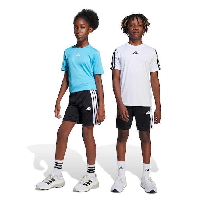 Bermuda adidas 3 Stripes Júnior - Foto 1