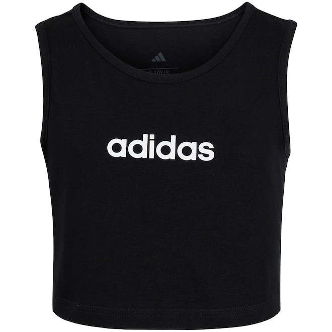 Top adidas Regata Linear Juvenil - Foto 1