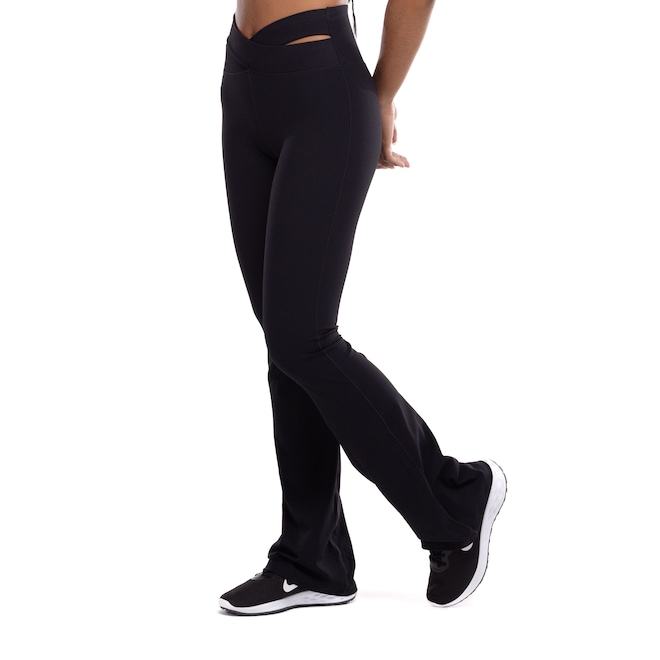 Calça Legging Feminina Nike Dri-fit Zenvy HR Rib Flare - Foto 2