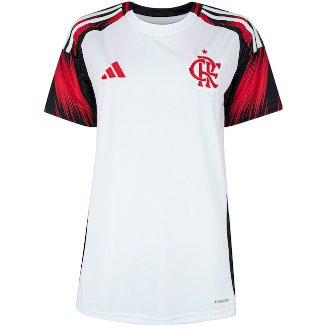 Camisa do Flamengo II 25/26 Torcedor adidas Feminina - Foto 1