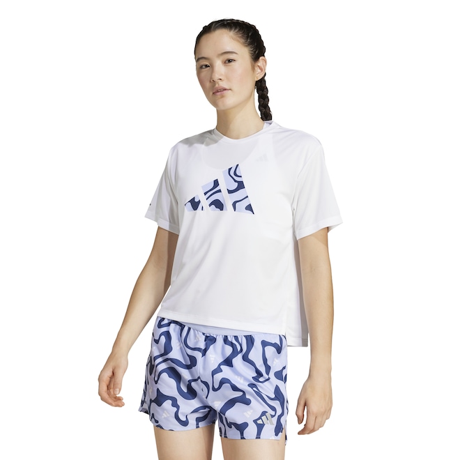 Camiseta Feminina adidas Run It - Foto 1