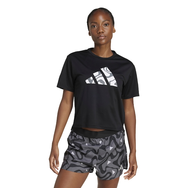 Camiseta Feminina adidas Run It - Foto 1