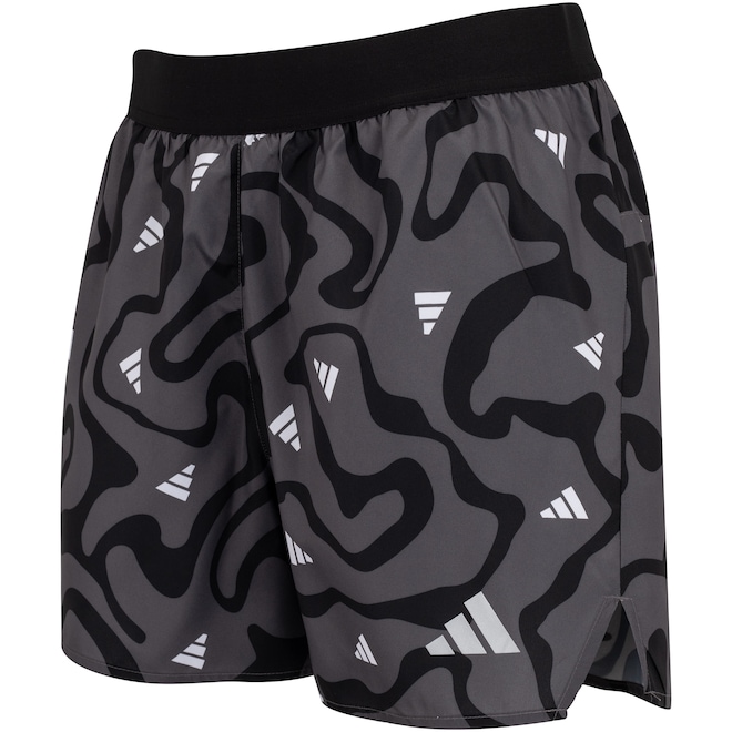 Short Feminino adidas Run It Brand Love - Foto 1