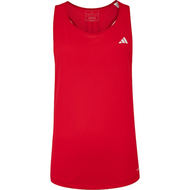 Camiseta Regata Feminina adidas Own The Run 3 Listras - Foto 1