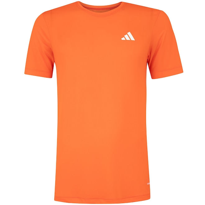Camiseta Masculina adidas Manga Curta Own The Run 3 Listras - Foto 1