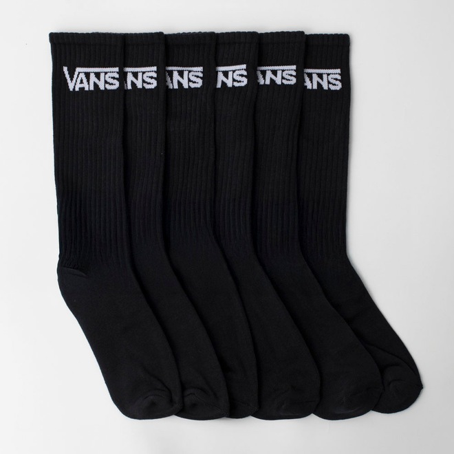 Kit de Meias Vans Cano Alto Classic Crew 3 pares - Foto 1