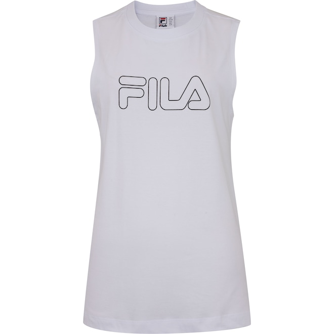 Camiseta Regata Feminina Fila Basic Regular Outline - Foto 1