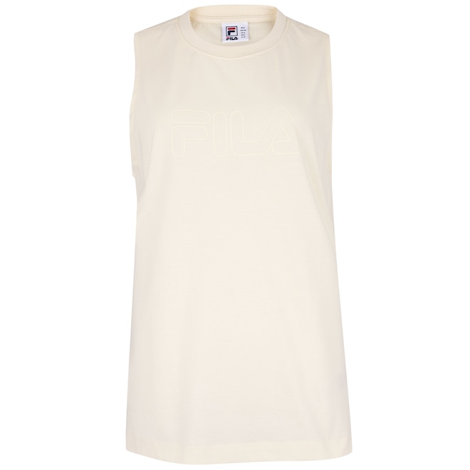 Camiseta Regata Feminina Fila Basic Regular Outline - Foto 1