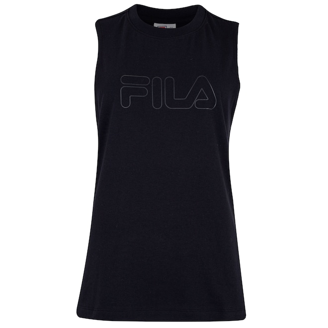 Camiseta Regata Feminina Fila Basic Regular Outline - Foto 1