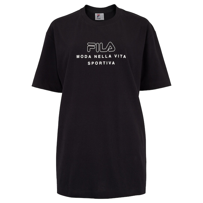 Camiseta Feminina Fila Manga Curta Over Vita Outline - Foto 1