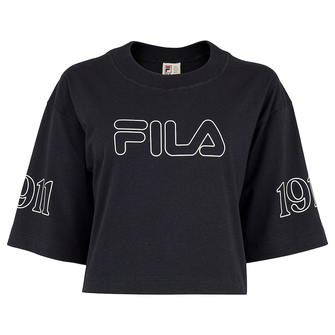 Camiseta Fila Over Outline Union 1911 Feminina - Foto 1