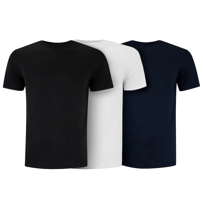 Camisetas Oxer Regulação Térmica Masculina 3 Unidades - Foto 1