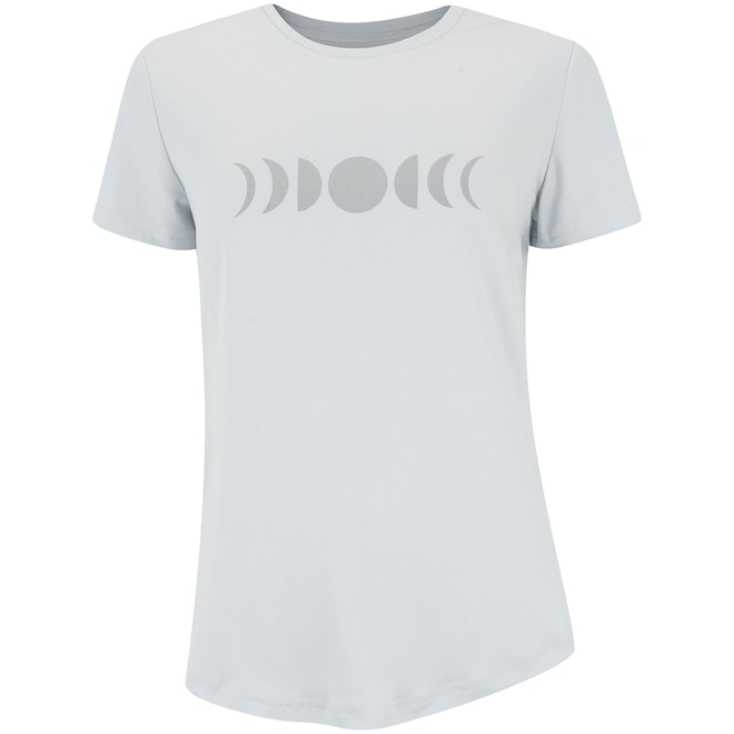 Camiseta Oxer Regulação Térmica Estampada Feminina - Foto 1