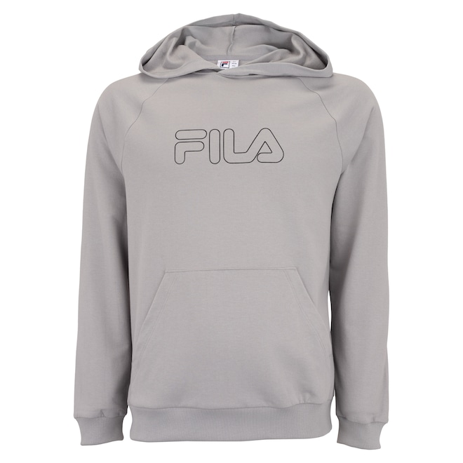 Blusão Masculino Fila com Capuz Outline Light - Foto 1