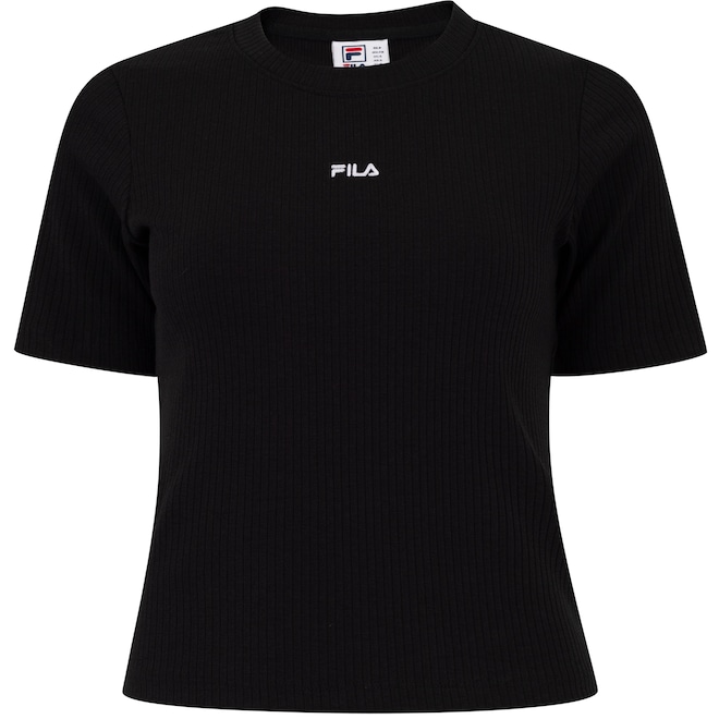 Camiseta Feminina Fila Manga Curta Regular Essentials Cane - Foto 1