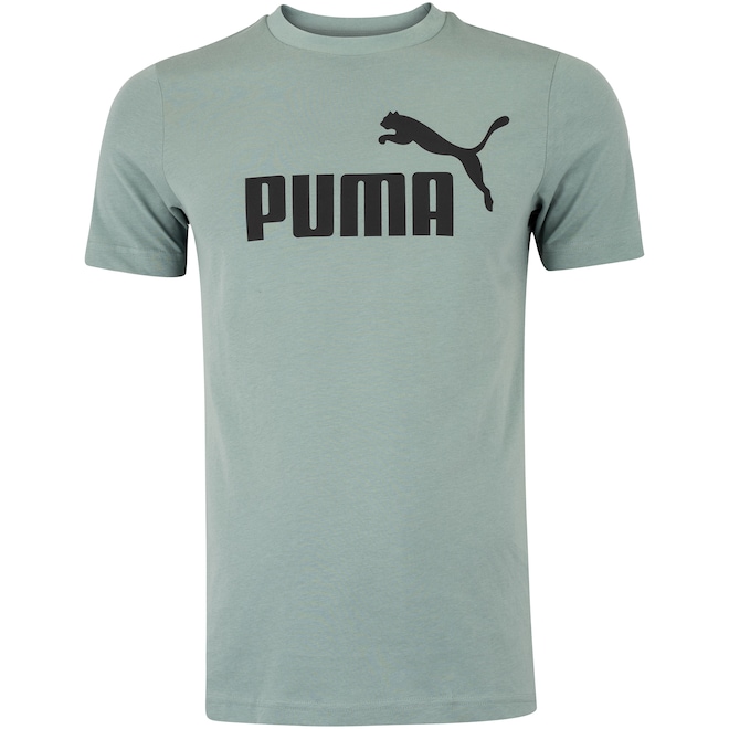 Camiseta Masculina Puma Manga Curta Essentials Logo Tee - Foto 1