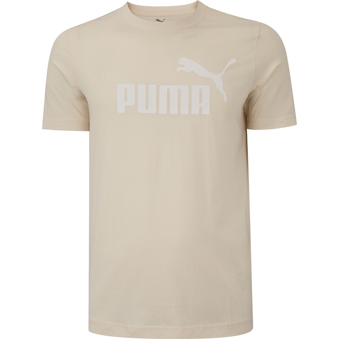 Camiseta Masculina Puma Manga Curta Essentials Logo Tee - Foto 1