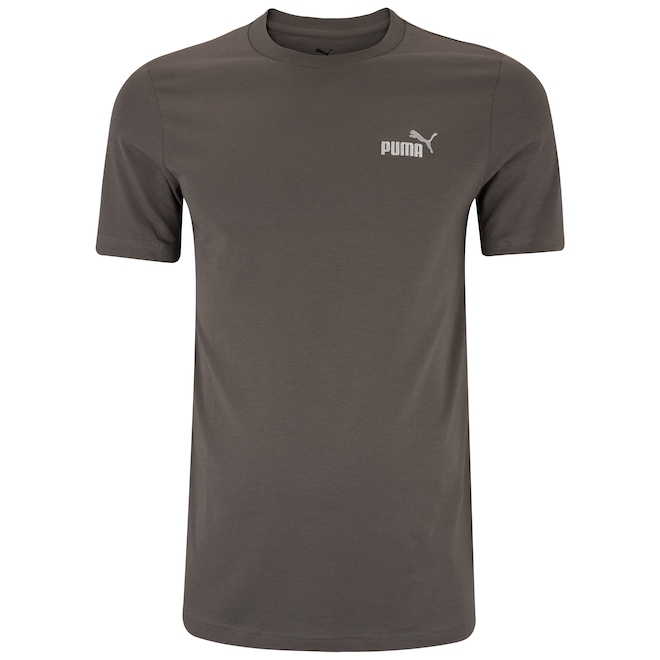 Camiseta Básica Masculina Puma Logo Pequena - Foto 1