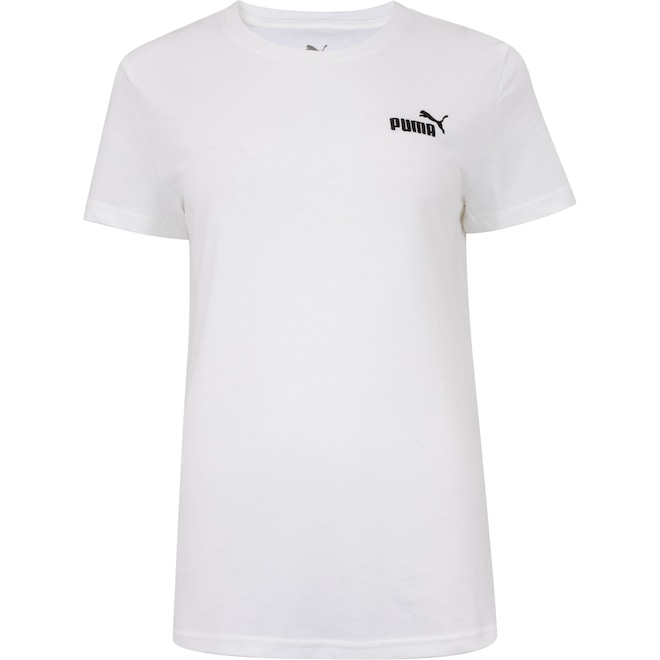 Camiseta Feminina Puma Manga Curta Essentials Small NO 1 Logo Tee - Foto 1