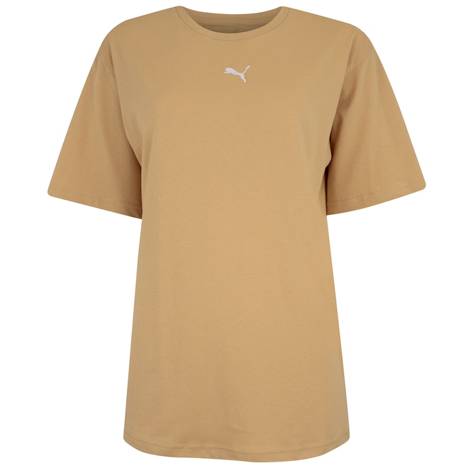 Camiseta Feminina Puma Manga Curta Ess Relaxed Tee - Foto 1