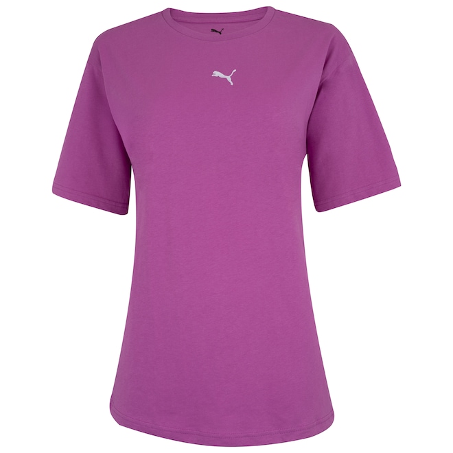 Camiseta Feminina Puma Manga Curta Ess Relaxed Tee - Foto 1