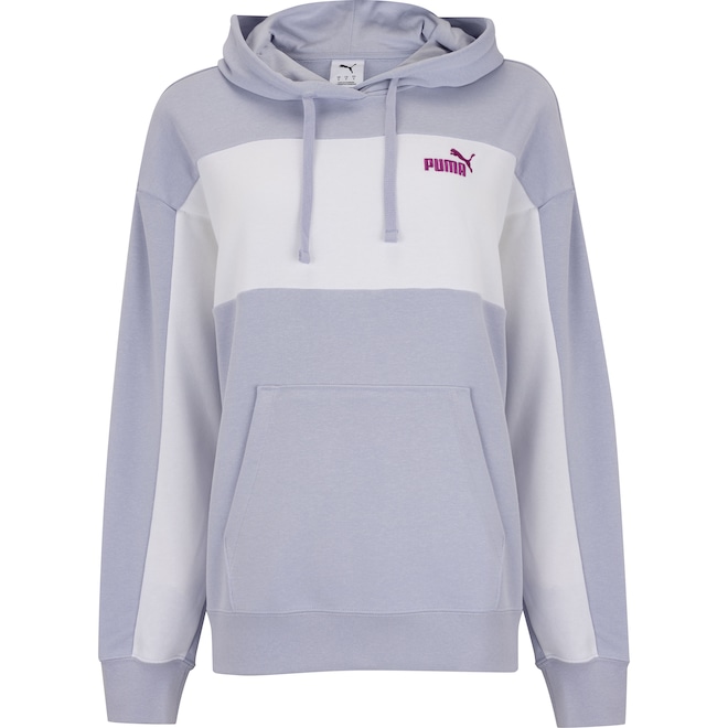 Blusão Feminino Puma Essentials Block Comfort Hoodie - Foto 1