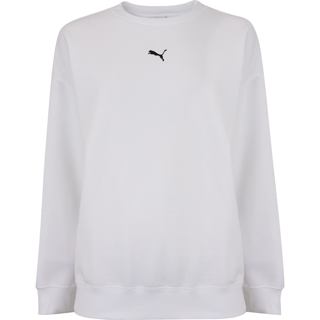 Blusão Feminino Puma ESS Oversized Crew - Foto 1