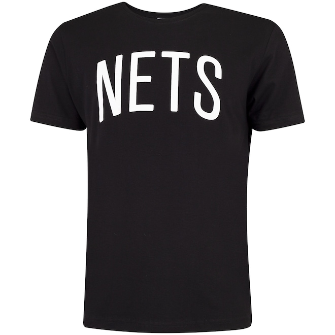 Camiseta do Brooklyn Nets NBA Masculina Manga Curta Estampada N796A - Foto 1