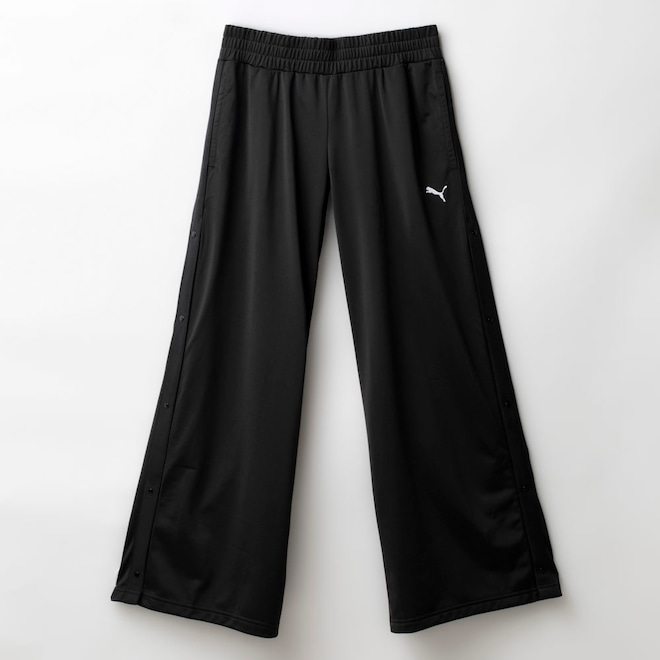 Calça Puma Wardrobe Essentials Low Rise Popper - Foto 1