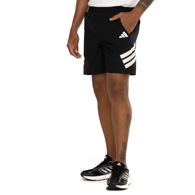 Bermuda Masculina adidas Gym 3 Listras - Foto 2