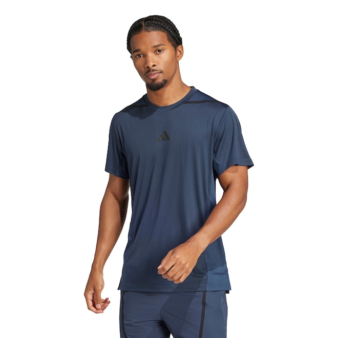 Camiseta Masculina adidas Manga Curta Designed 4 Training - Foto 1