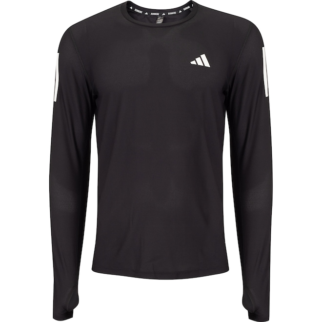 Camiseta Masculina adidas Manga Longa OWN The Run Base - Foto 1