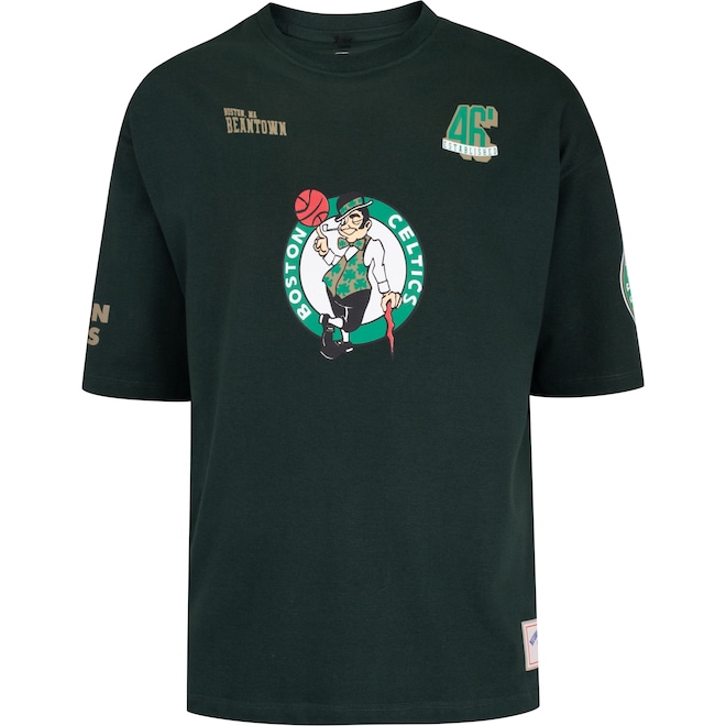 Camiseta do Boston Celtics NBA Masculina Pennant N0540 - Foto 1