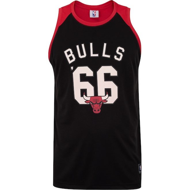 Camiseta Regata do Chicago Bulls NBA Masculina Banksh N1099 - Foto 1