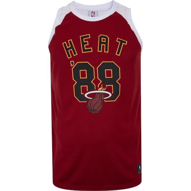 Camiseta Regata do Miami Heat NBA Masculina Bankshot N1100 - Foto 1